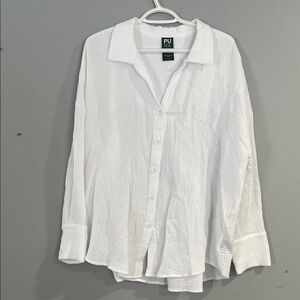 Woman’s Pure Essence Casual Button-Down Shirt XL
